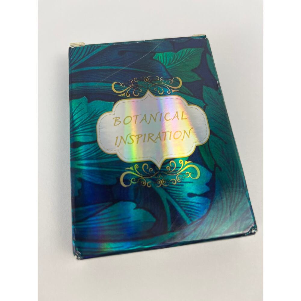 Beautiful Holographic Botanical Oracle Deck